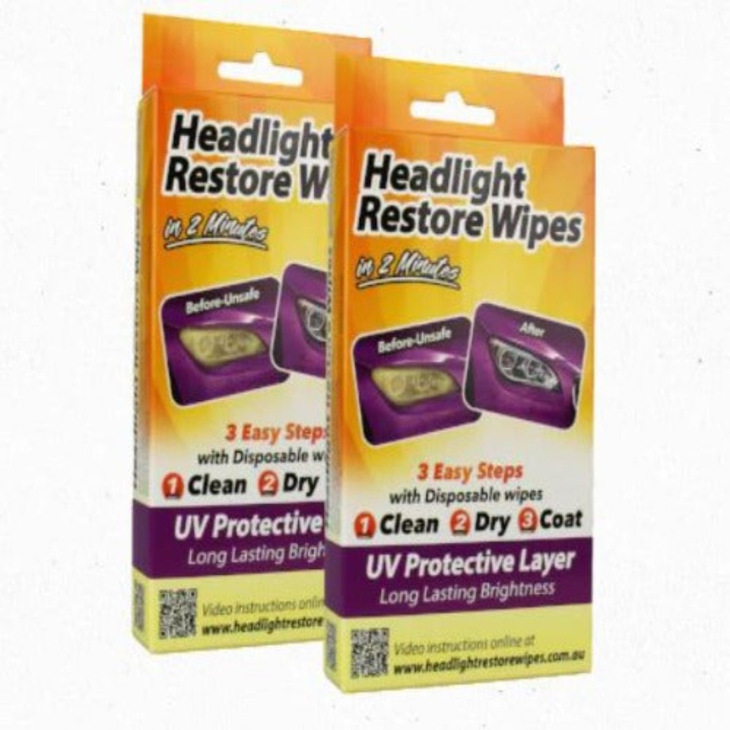 Cleaning/Detailing: Headlight Restoration Wipes x 2